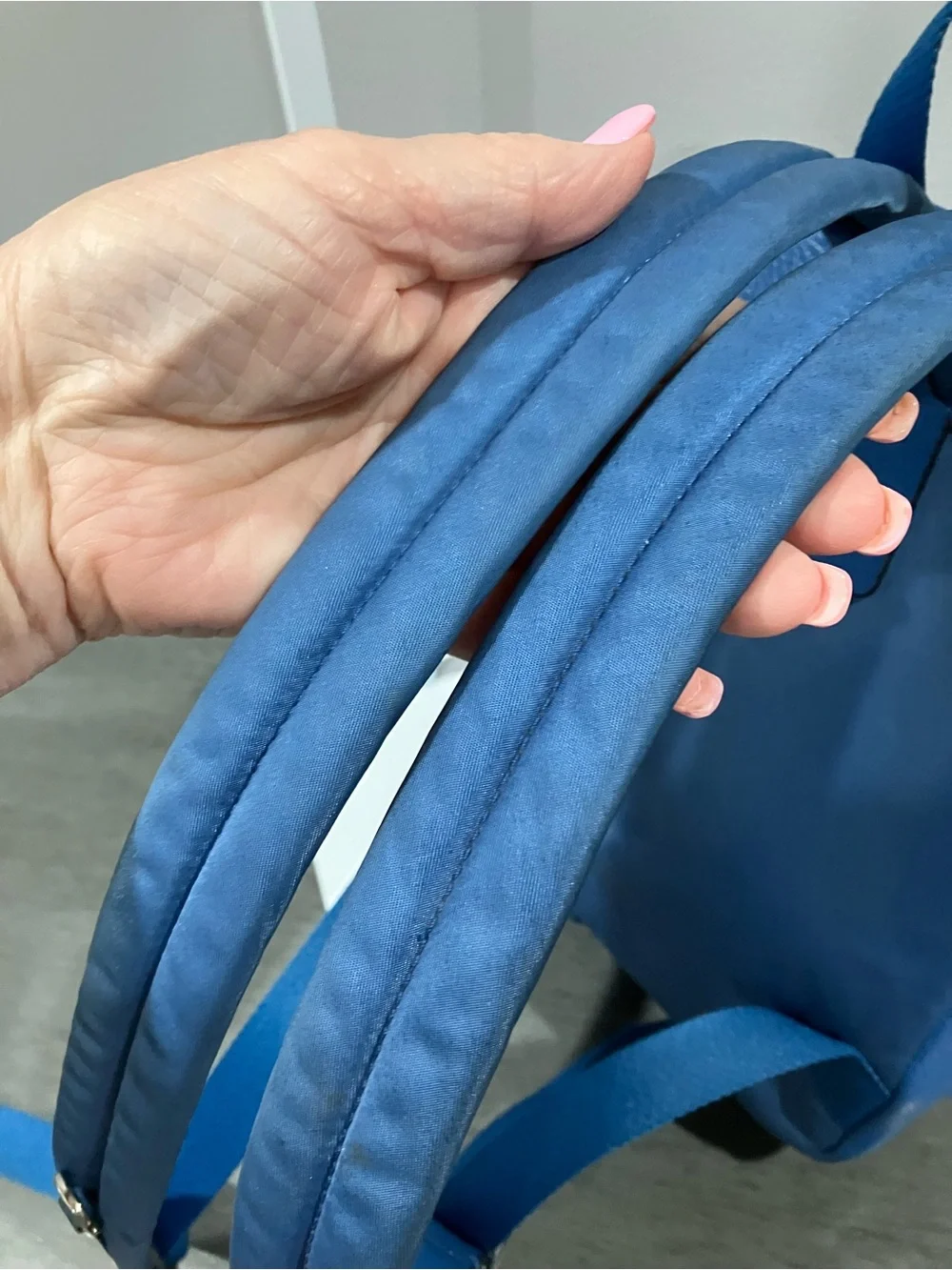 Coach Pebbled Leather Mini Backpack in Cobalt Blue